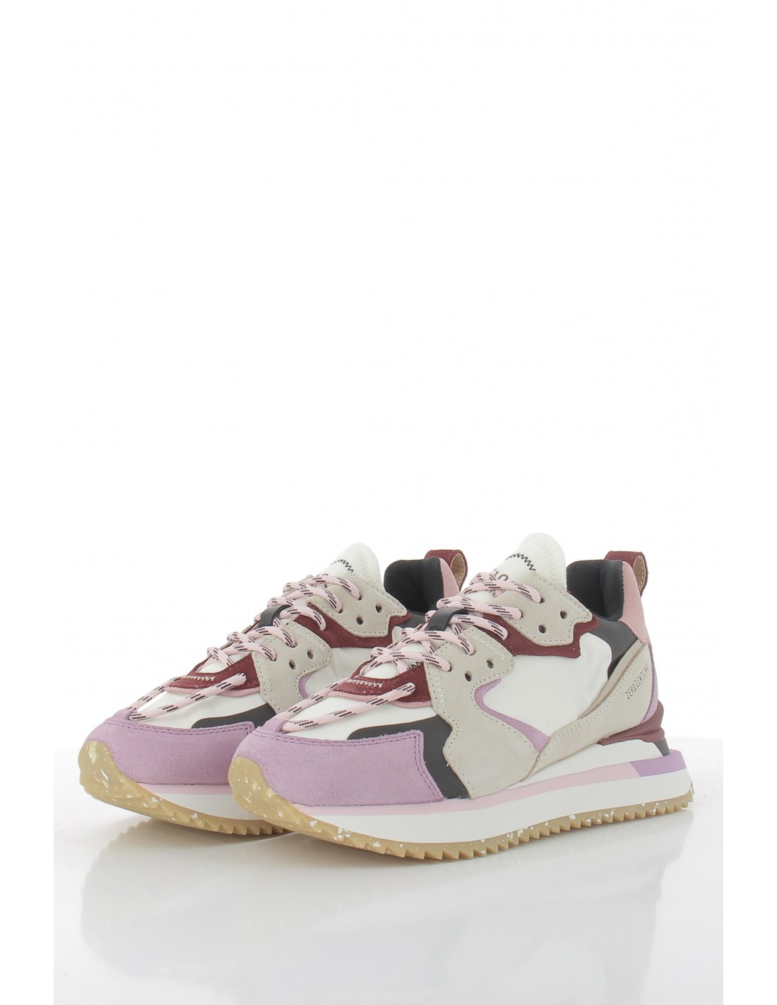 0-105 Baskets de ville femme treck up gum rose