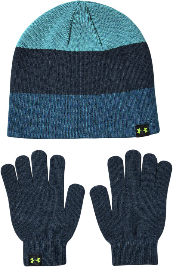 Under Armour Beanie Handske Combo Blå