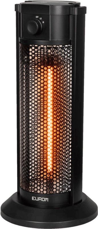 Eurom - Under Table Heater - Terrasverwarmer - Zwart - Spatwaterdicht