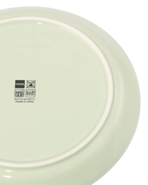 assiette déjeuner Ø21cm Tablemates new bone light green