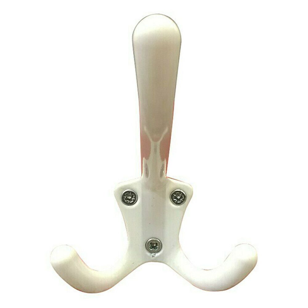 KLESKROK HÄFELE ALUMINIUM 105MM HVIT 2-PK