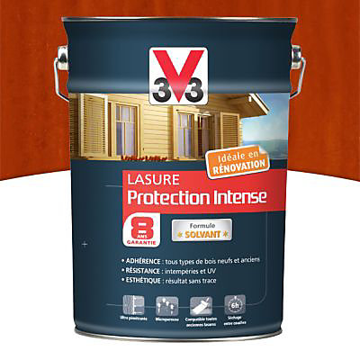 Lasure extérieure protection intense V33 Pin d'orégon 5L - 8 ans