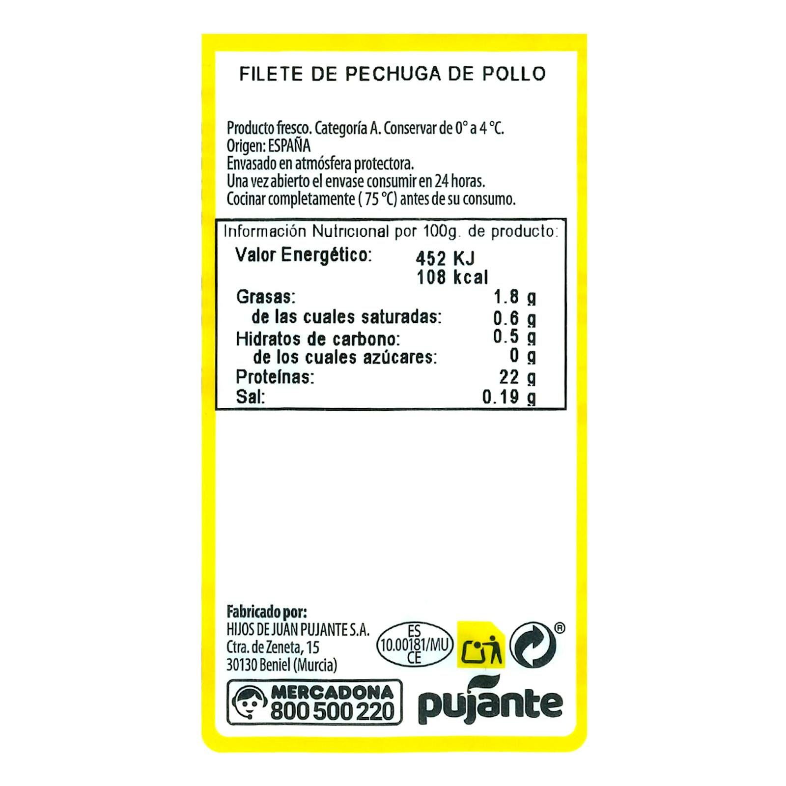 Poitrines de poulet entières