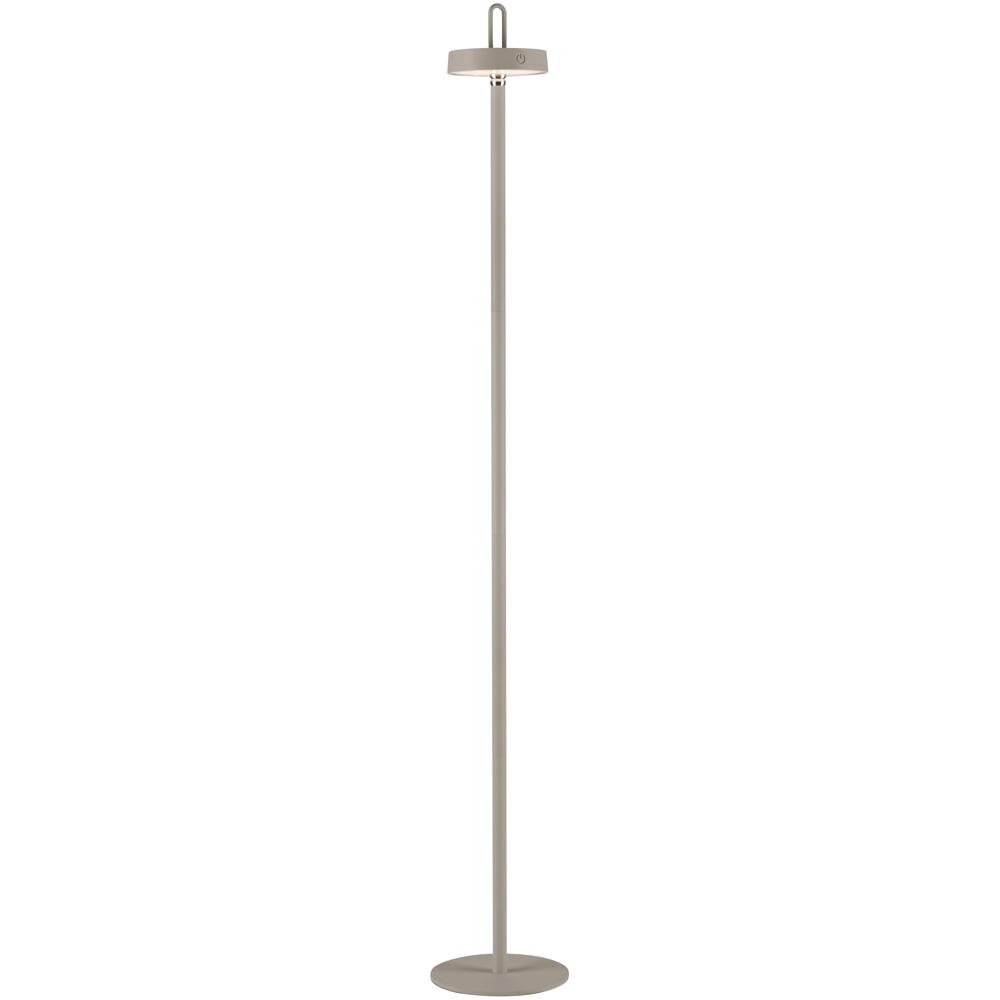 Amag LED-vloerlamp op batterijen in beige, 1,5 W, 80 lm, IP44