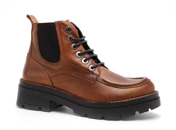 Chacal boots bottine plates femme 6453 marron
