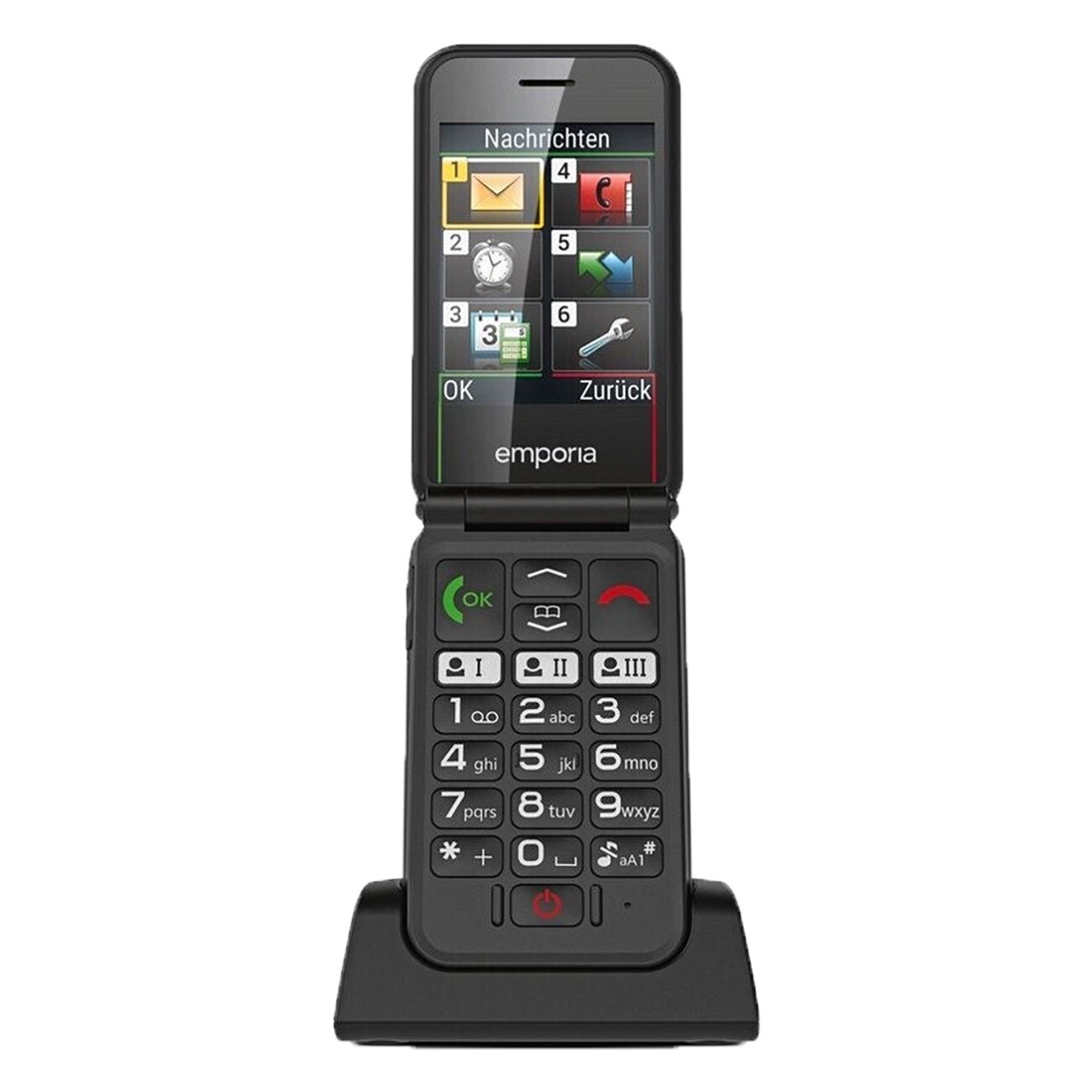 Emporia SIMPLICITYglam weiß Senioren-Telefon