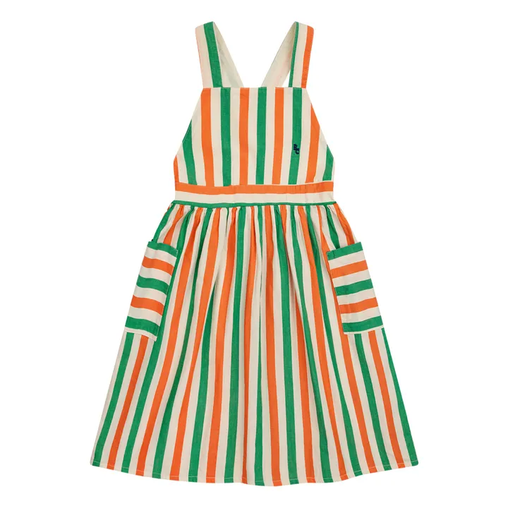 Bobo Choses Robe Rayée | Ecru