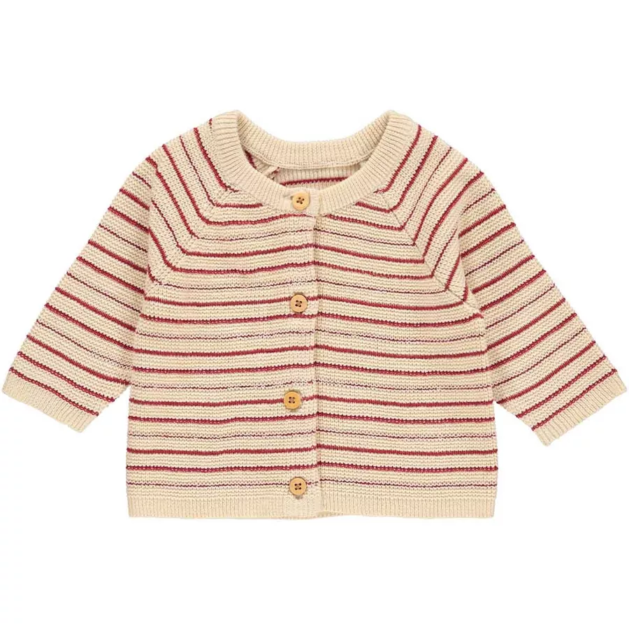 Müsli Babystrickjacke Berryred