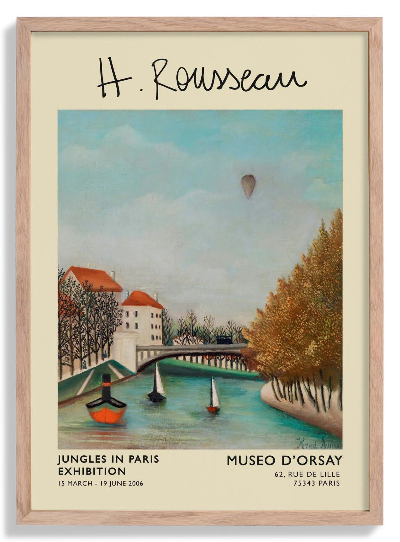 Studie zur Ansicht der Rousseau-Ausstellung