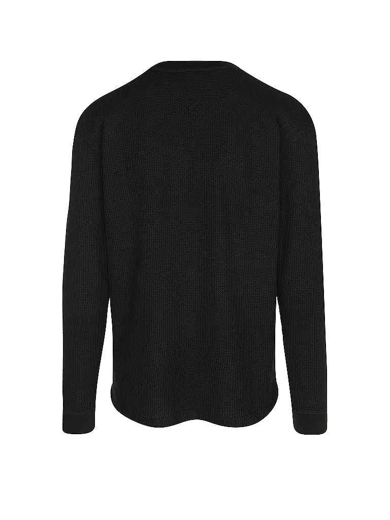 TOMMY JEANS Langarmshirt schwarz
