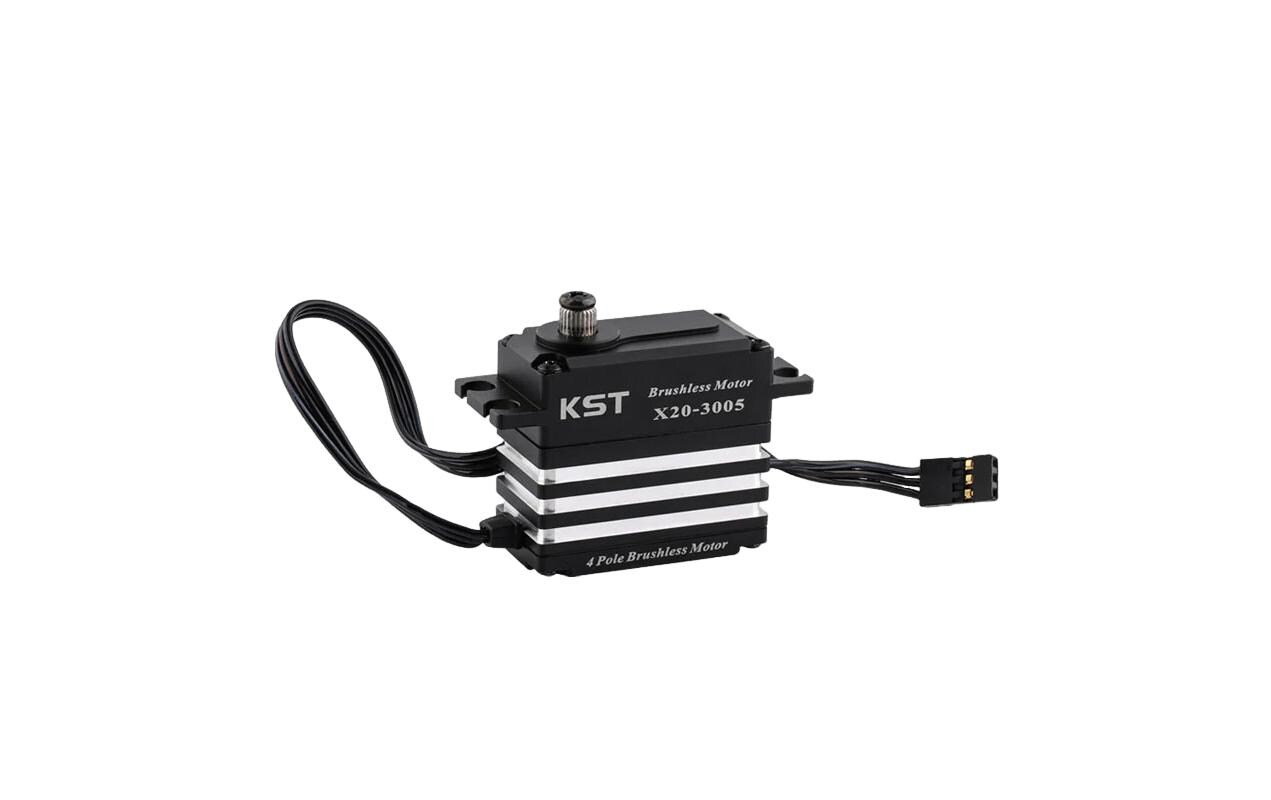 Standard Servo X20-3005 V8.0 32 kg, 0.047 s, Brushless HV<br>Schnelles und starkes Bruhless Standardservo mit Metallgetriebe