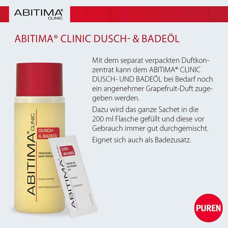 Abitima Clinic Dusch- und Badeöl, 200 ml