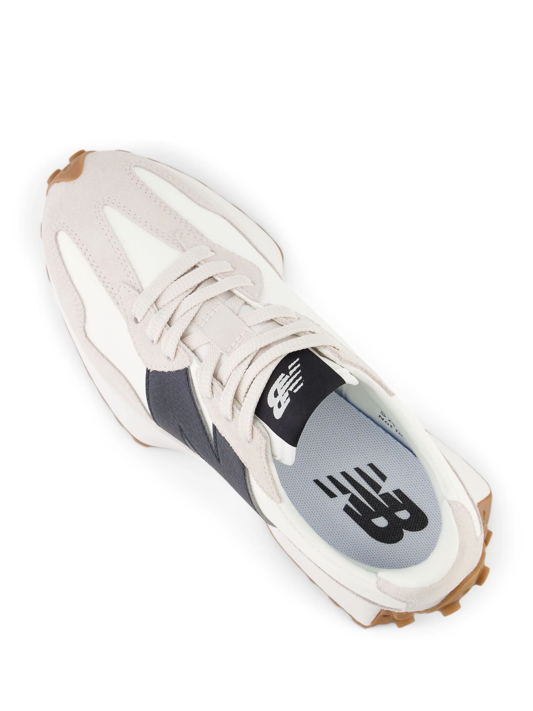 Zwart op wit - New Balance 327 damessneakers