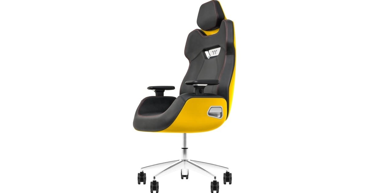 ThermaltakeARGENT E700 Design by Studio F. A. Porsche gamestoel  (Geel/zwart)