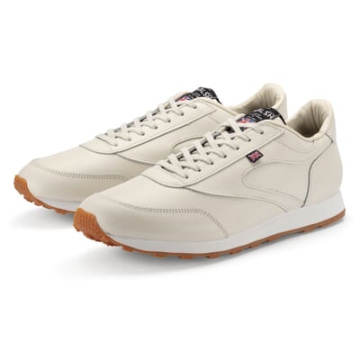 Herrensneaker Glattleder, Naturweiß