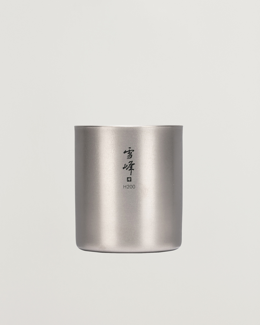 Snow Peak Double Wall Stacking Mug 200 Titanium