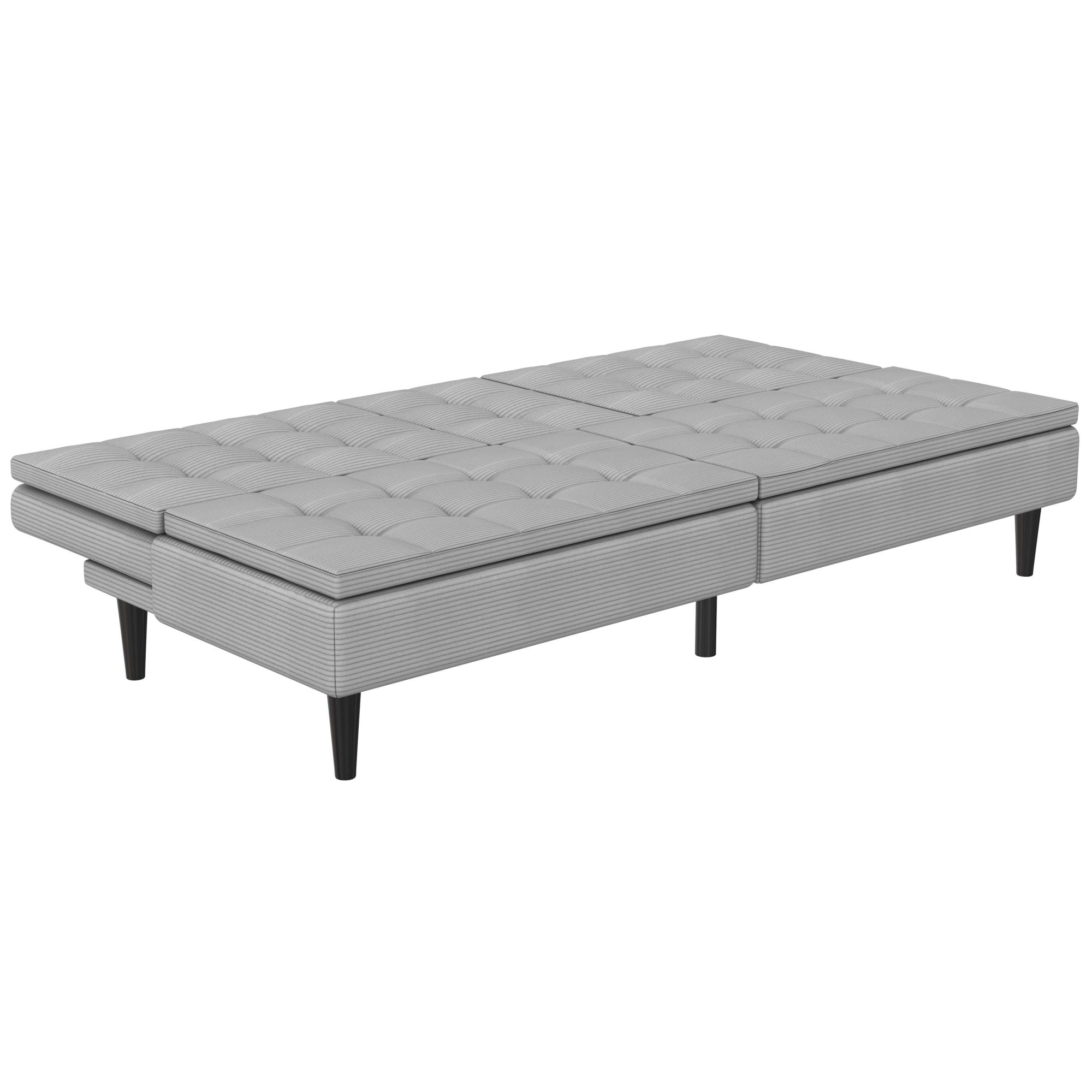 Dorel Home Schlafsofa »MAINE, Kinosofa mit Relax- und Bettfunktion, 2 Getränkehalter,« Liegefläche 190 x 110 cm, in Cord