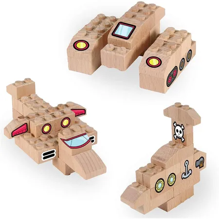 FabBrix Holzbausteine Transport
