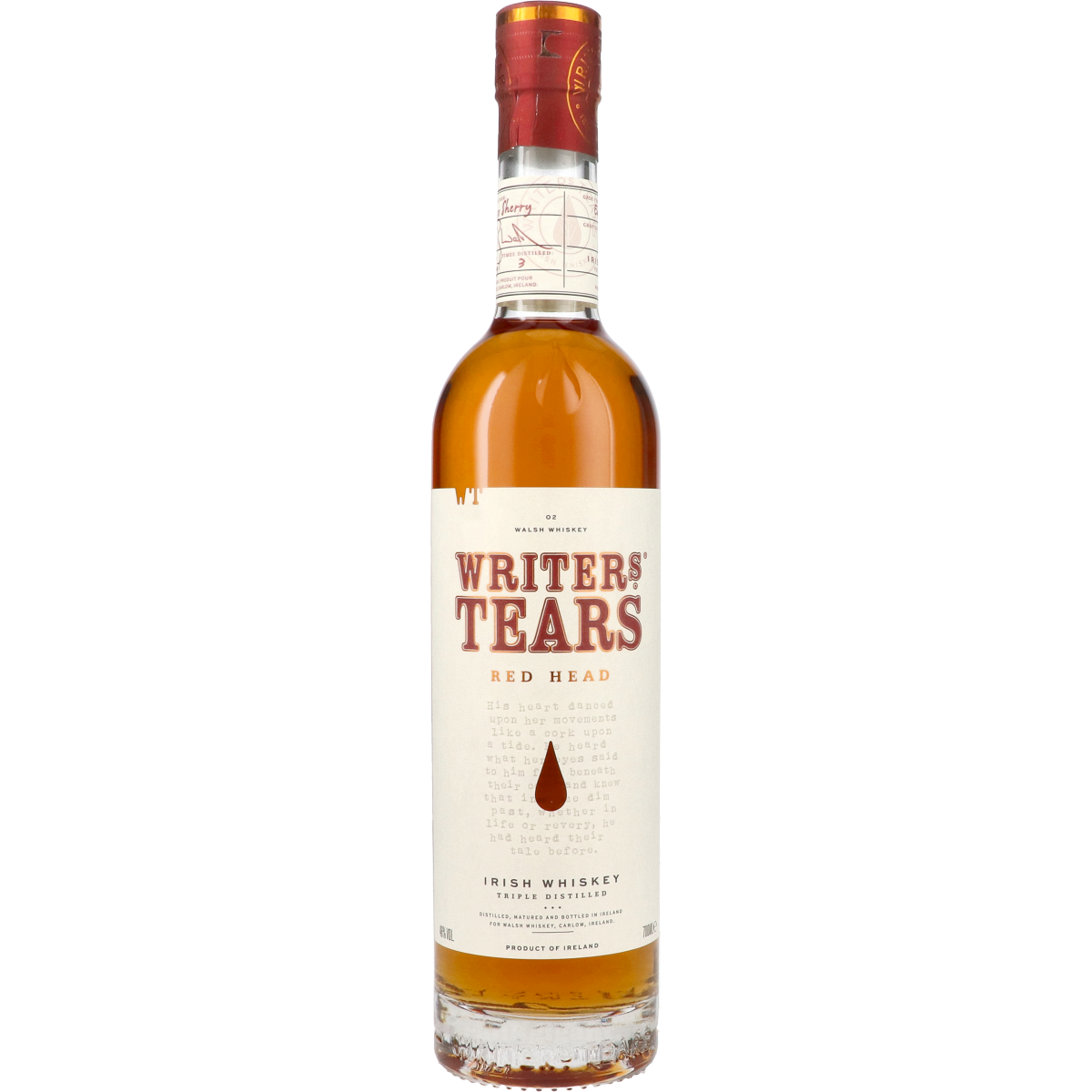 Writers Tears Red Head 70 cl