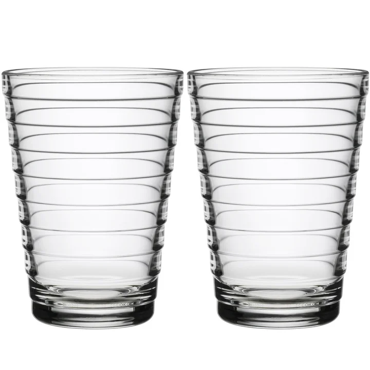Iittala - Aino Aalto Longdrinkglas 33 cl, klar (2er-Set)