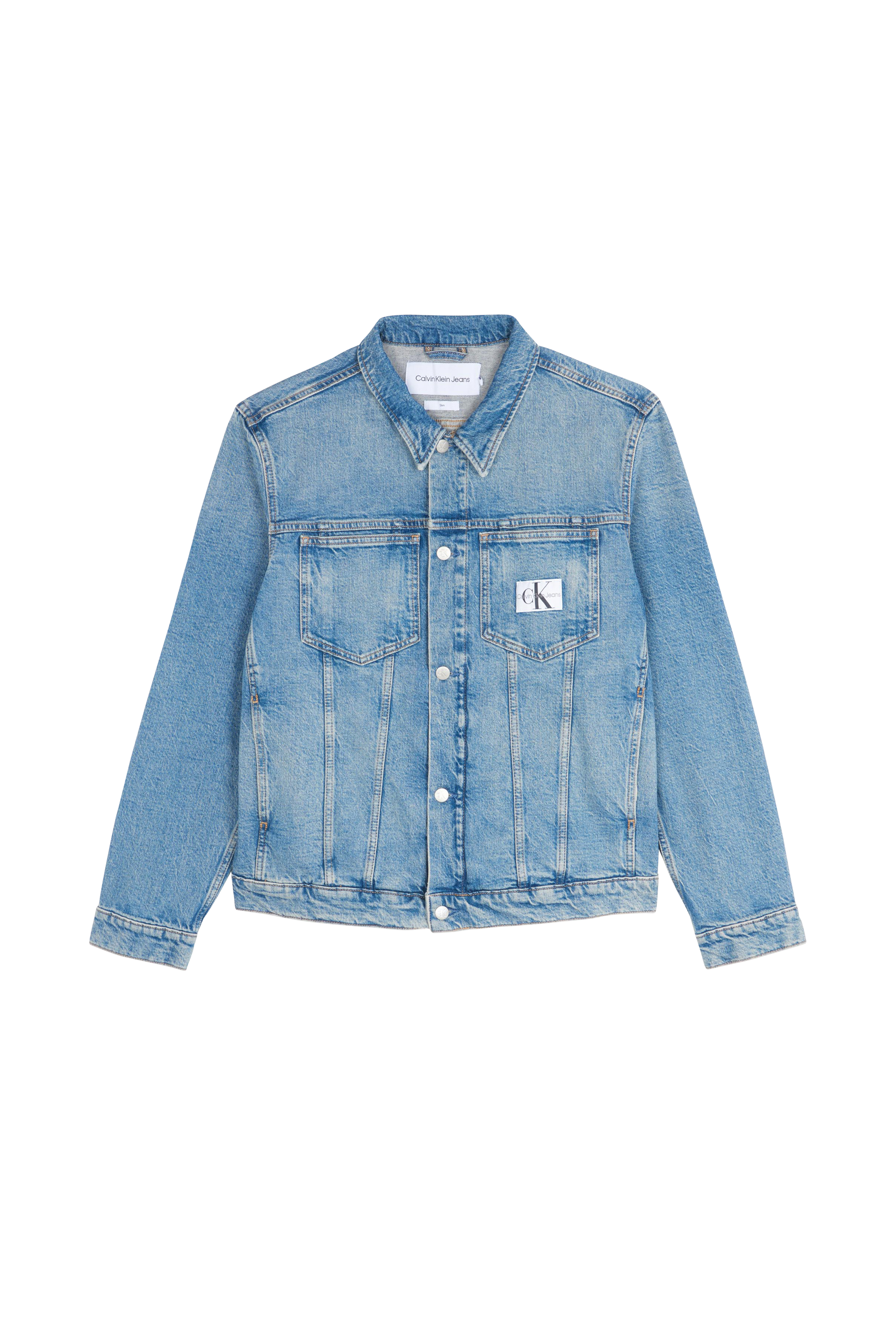 CALVIN KLEIN JEANS Veste SLIM DENIM JACKET Bleu