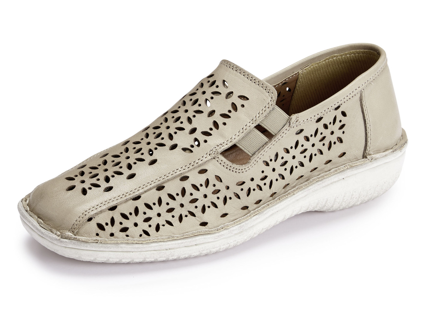 ELENA EDEN Slipper aus schattiertem Nappaleder