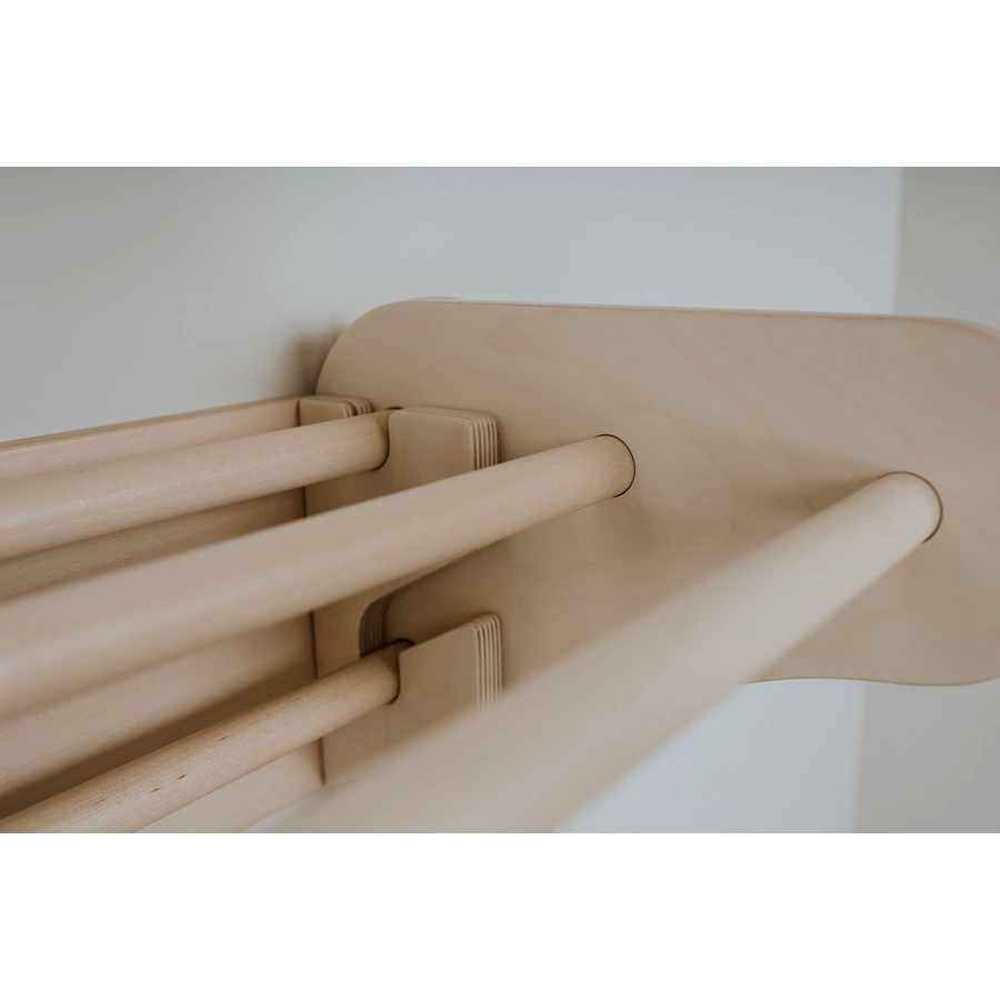 LEG & GO Kletterdreieck – Sprossenwand (schwedisch) 2in1, natur