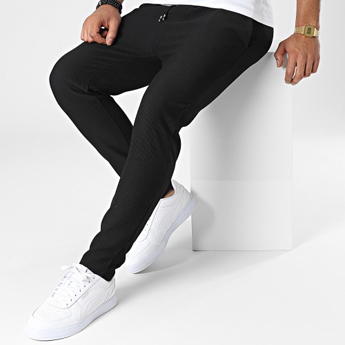 Pantalon Jogging Texturé 7347 Noir
