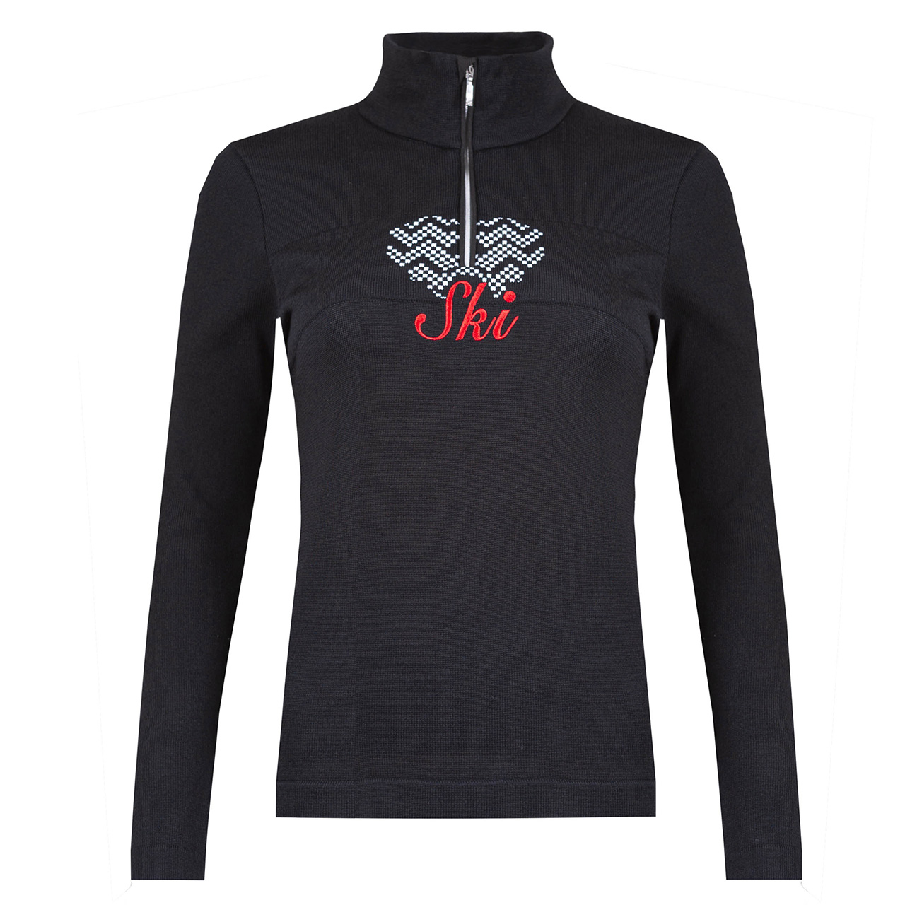 Newland Damen gestricktes Funktionsshirt FROSTIA black/white | Newland Skibekleidung Damen | Newland | N | Brands | XSPO-Fashion