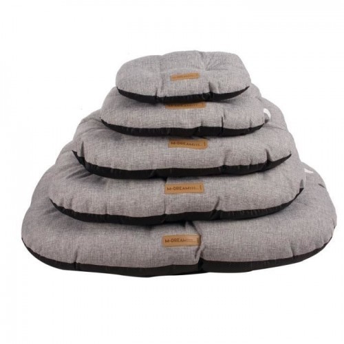 Almofada oval para cães Oleron, cinza