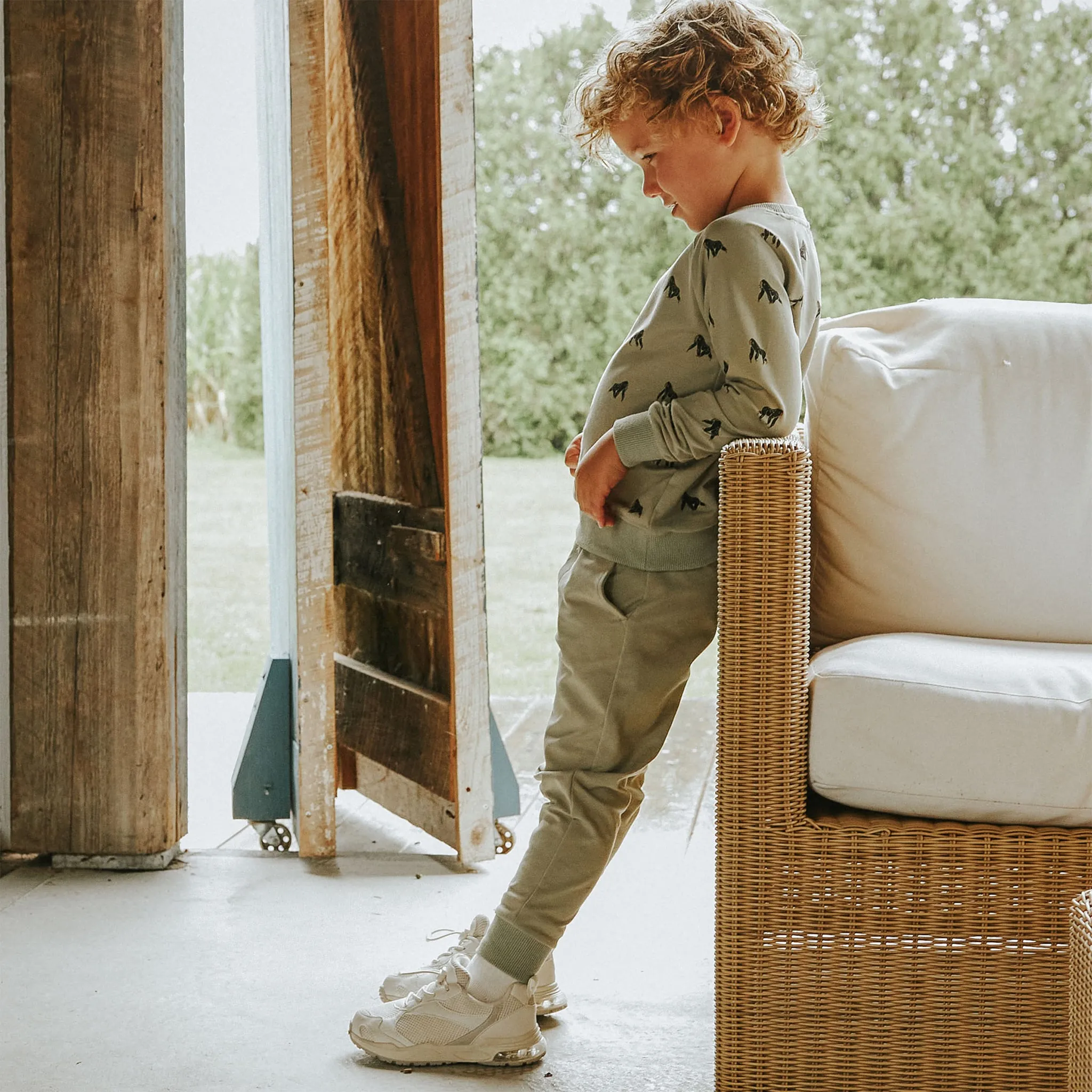 Miles Gilet Ouaté Gorille Jungle 2-10ans