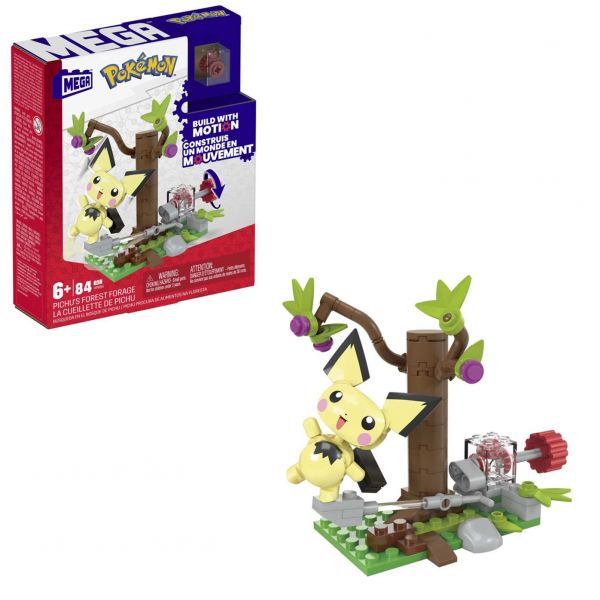 Mega Pokémon Pichu na Floresta 84 Peças - HPB59