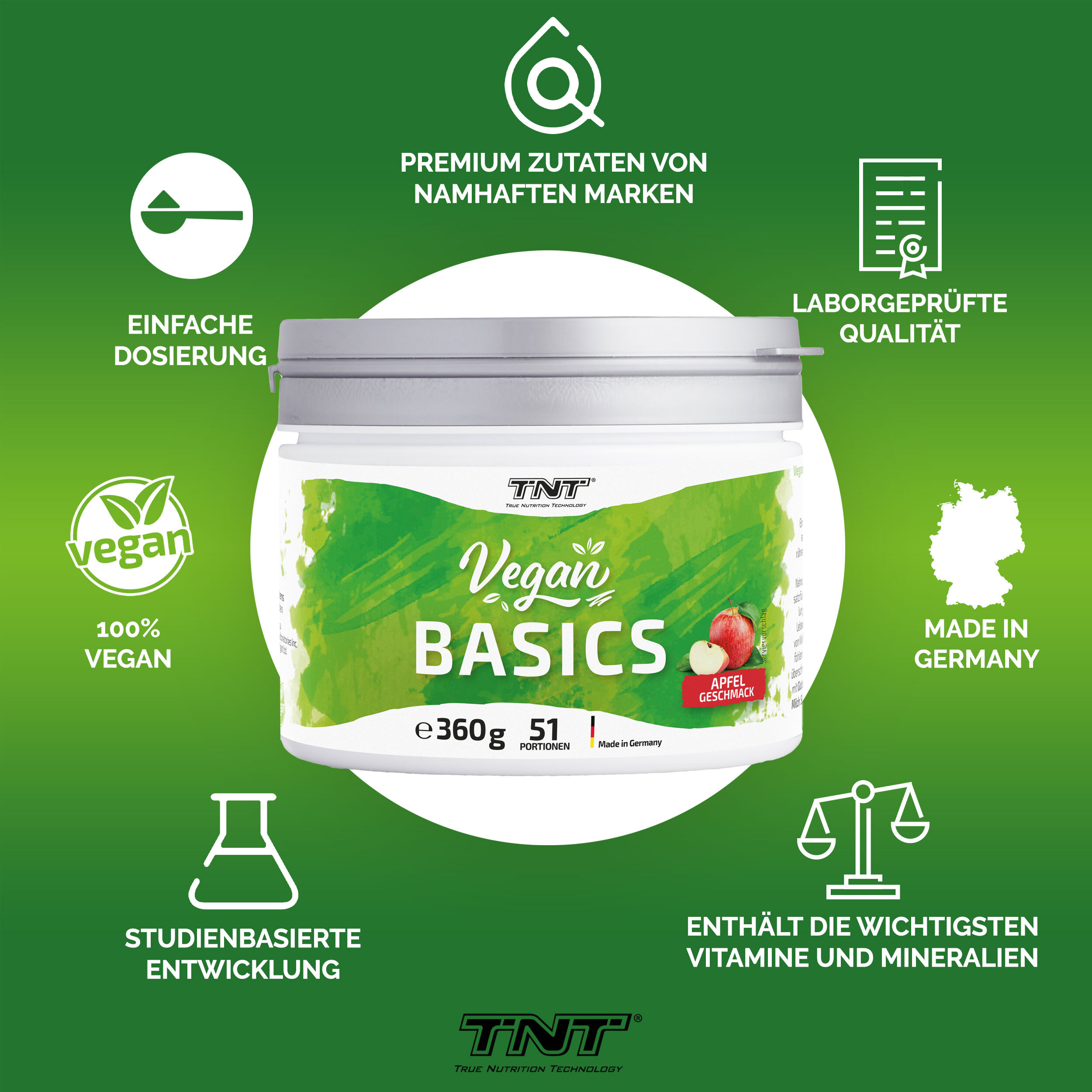 TNT Vegan Basics alle wichtigen Vitamine und Mineralien für die vegane Ernährung