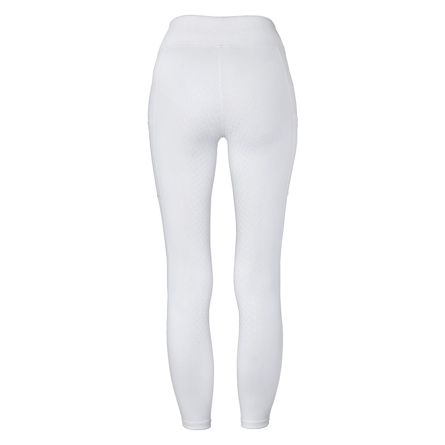 black forest Grip-Vollbesatz-Reitleggings  - white
