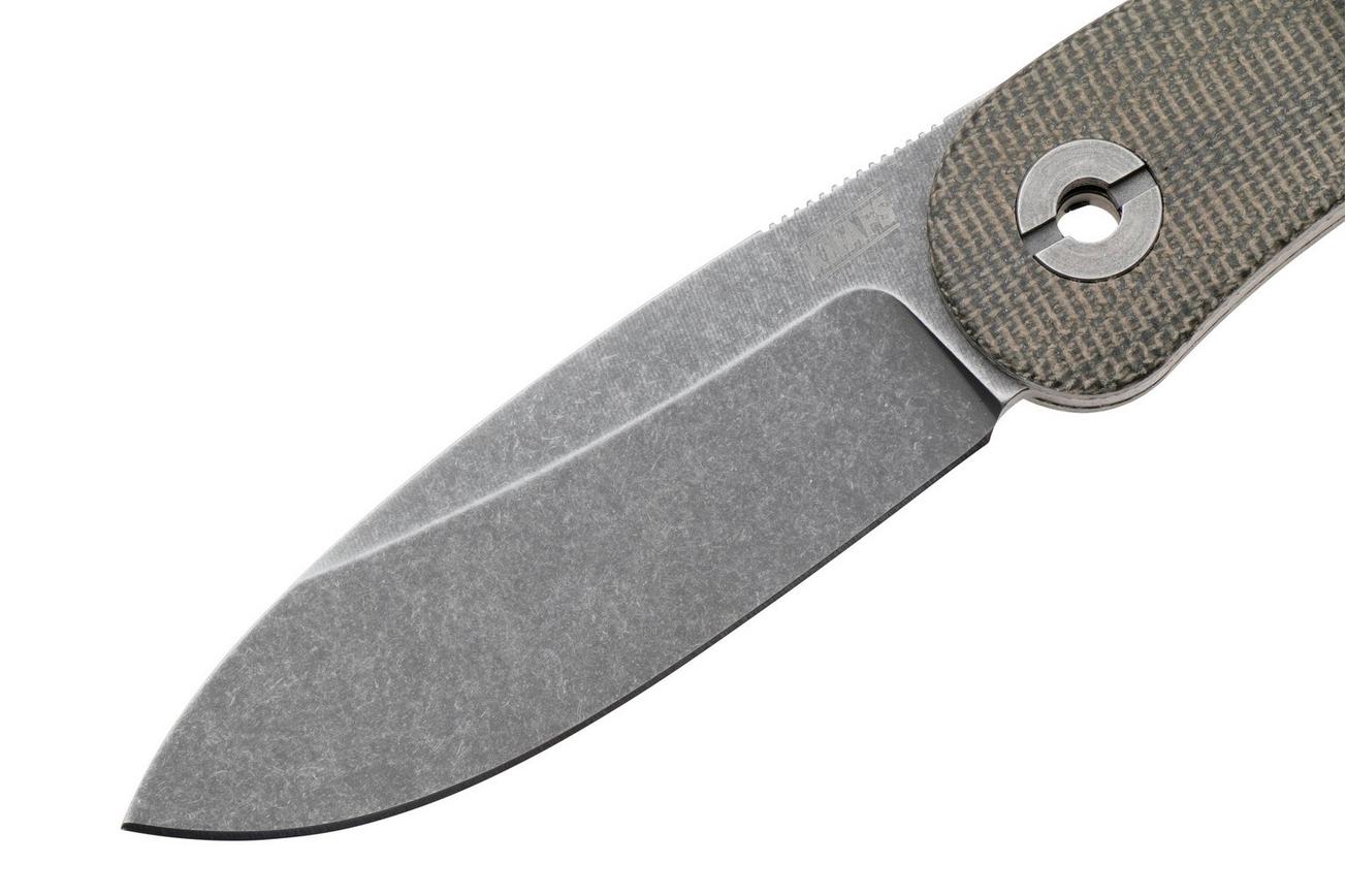 KNAFS Lander 4 KNAFS-00394 Moondust Micarta, vaststaand mes