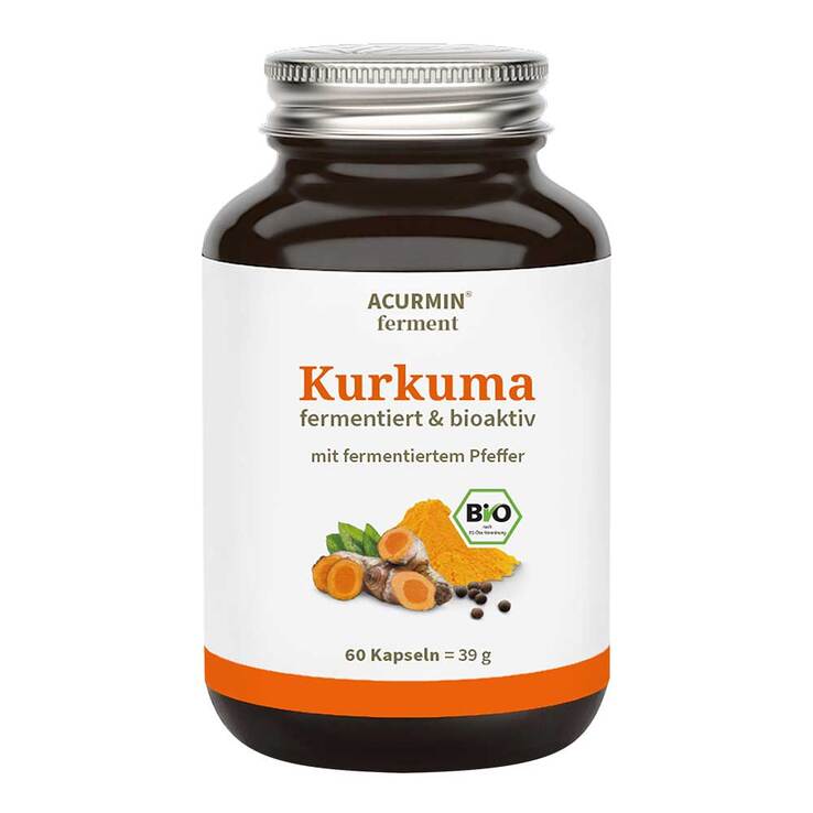 Acurmin Ferment Kurkuma Pfeffer Kapseln, 60 St