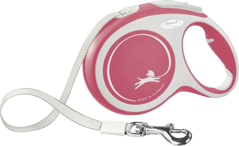 Flexi - New Comfort - Intrekbare Hondlijn - Zwart - Ergonomisch Handvat
