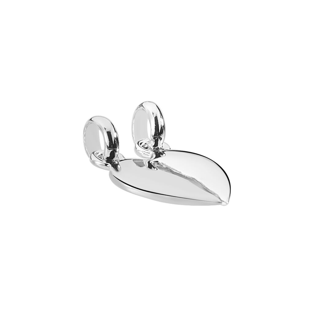 Pendentif Axelia Argent Blanc