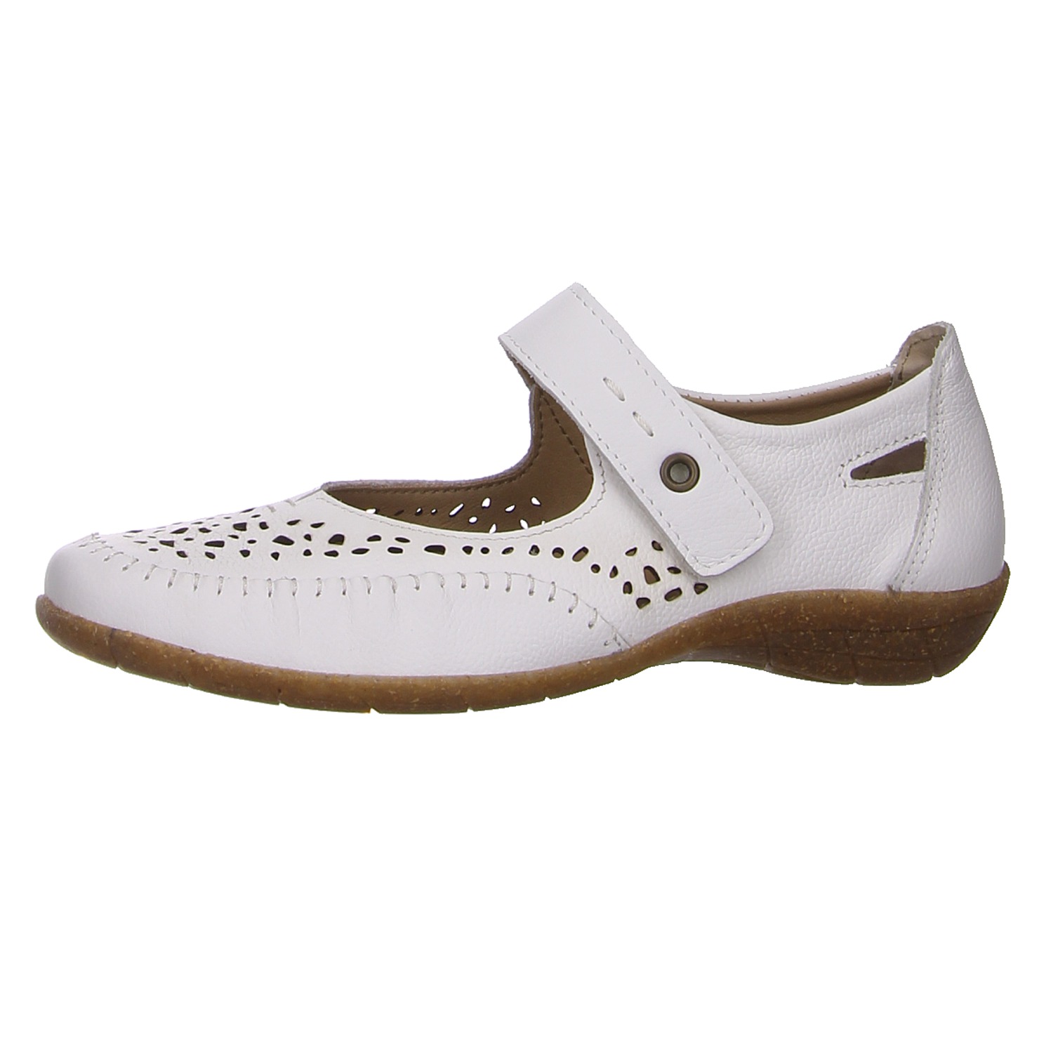 Lauter Spangenschuhe weiß weiss/weiss kombi