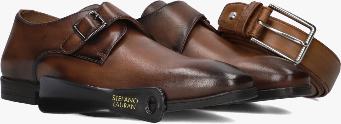 cognac stefano lauran nette schoenen 84702