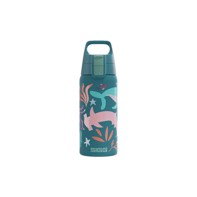 SIGG Trinkflasche Kinder Shield Therm One Blue World 0.5 L