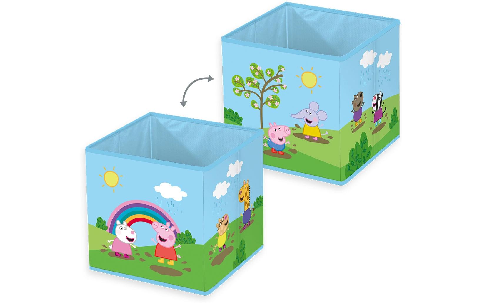 Spielzeugbox Peppa Pig, 30 x 30 x 30 cmSpielzeug-Aufbewahrungsbox