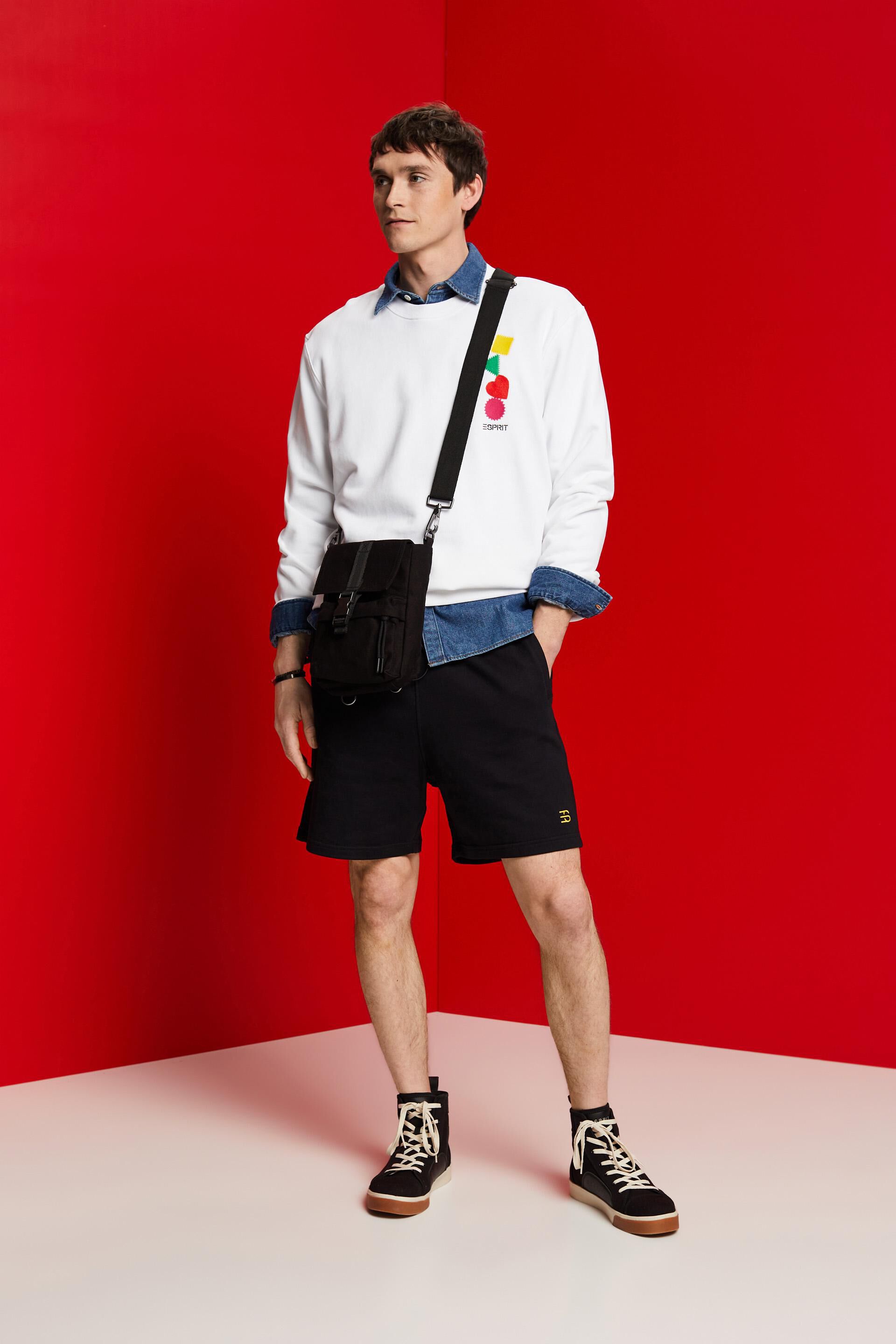 Short molletonné, 100 % coton