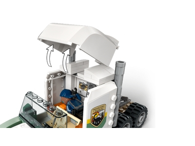 LEGO Dinosaurusmissies: Allosaurus transporttruck (76966)