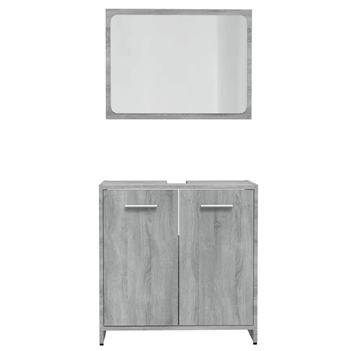 vidaXL Ensemble Sonoma gris