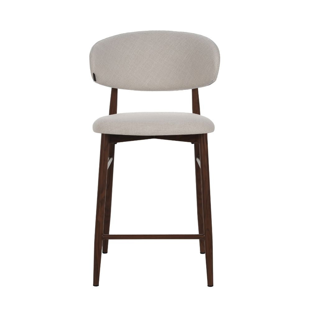Bronx71 Barkruk Lara linnen off white 70 cm