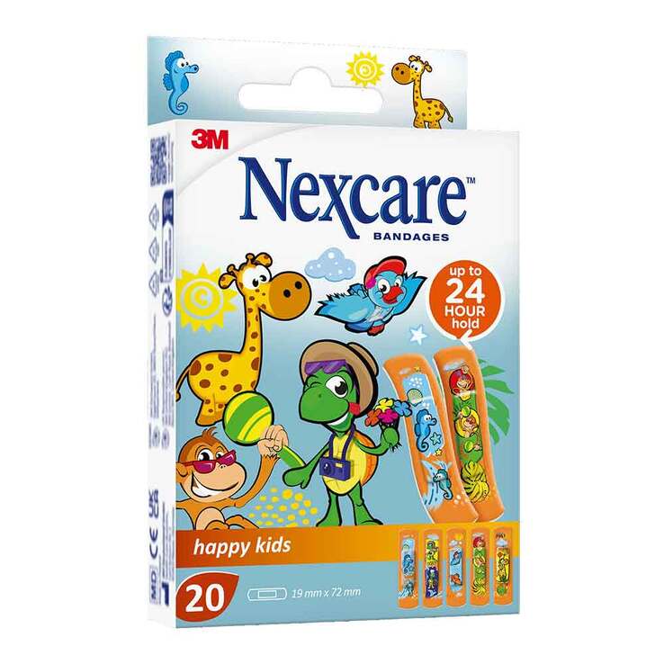 Nexcare Happy Kids 19x72 mm Pflasterstrips, 20 St