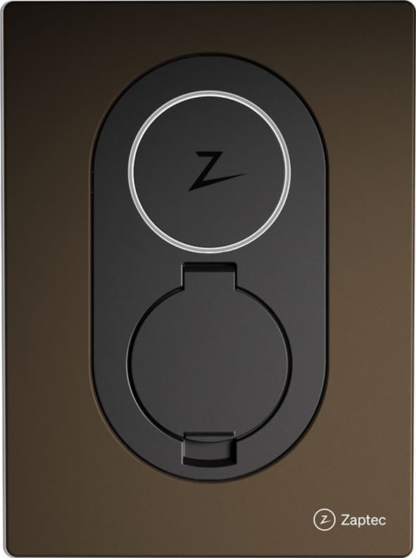 Zaptec Go elbiloplader 900-00111 (træbrun)