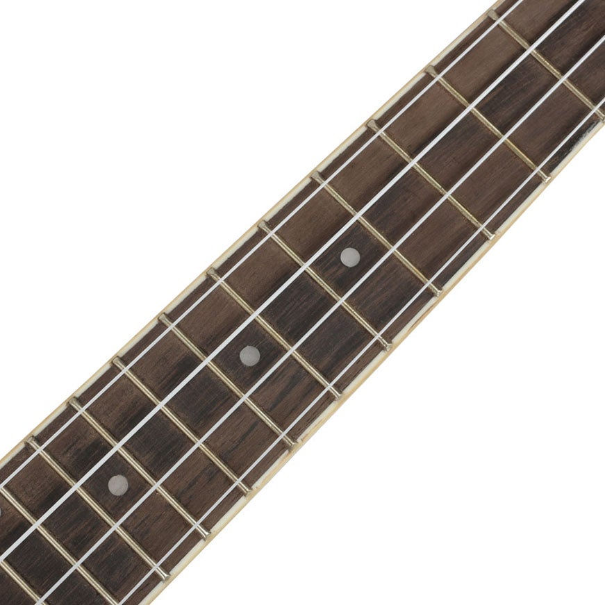 Fazley K21B-W sopraan ukelele zwart
