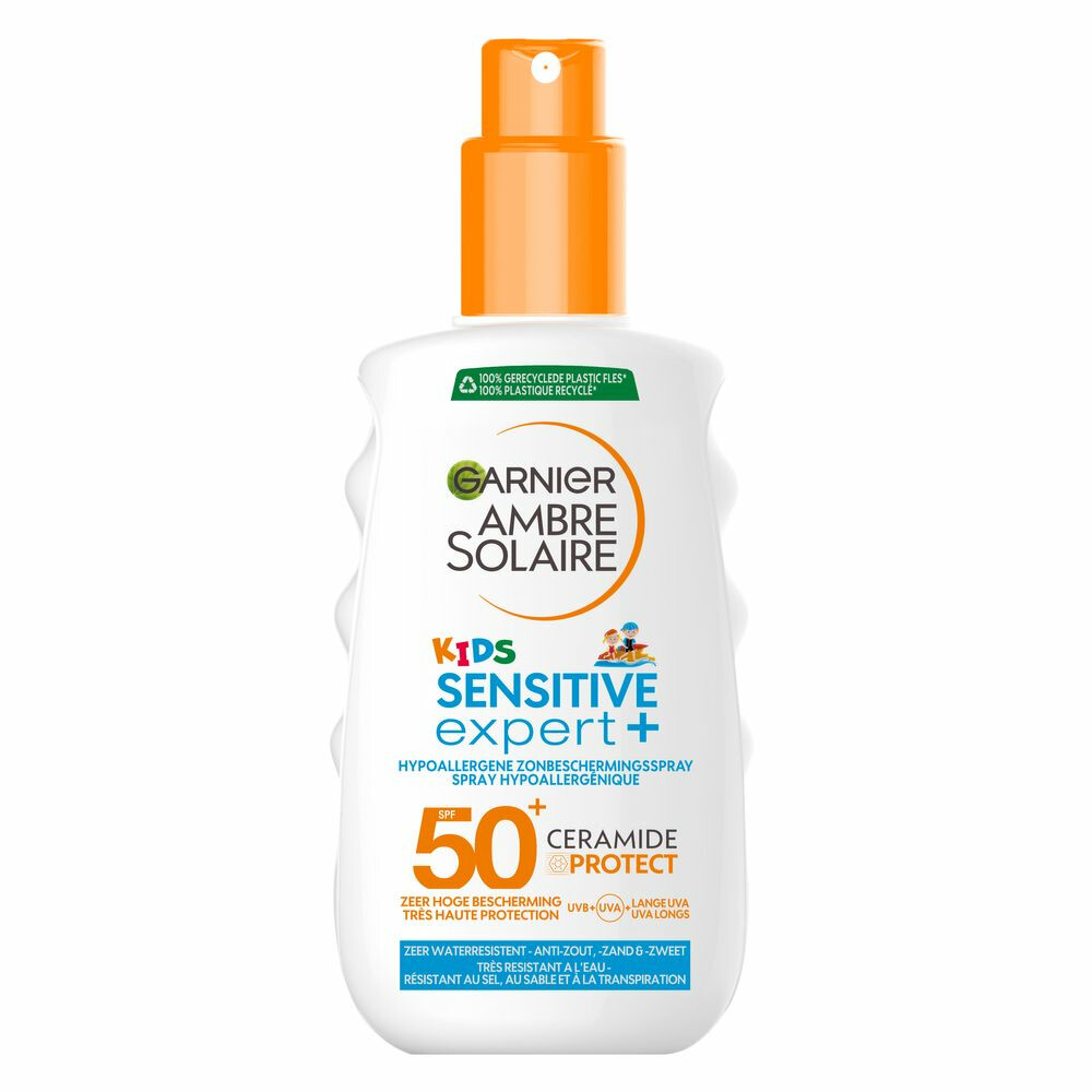 Garnier Ambre Solaire Sensitive Expert+ Kids Zonnebrandspray SPF 50+ Ceramide Protect150 ml
